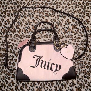 NWT Juicy Couture Powder Blush Urban Heritage Velour Bowler